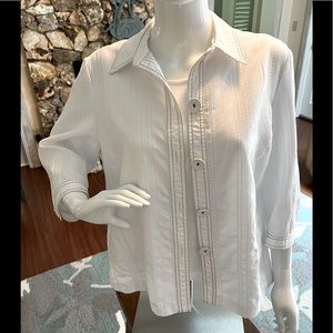 TanJay Summer Blouse/Jacket Black Detailing 12P